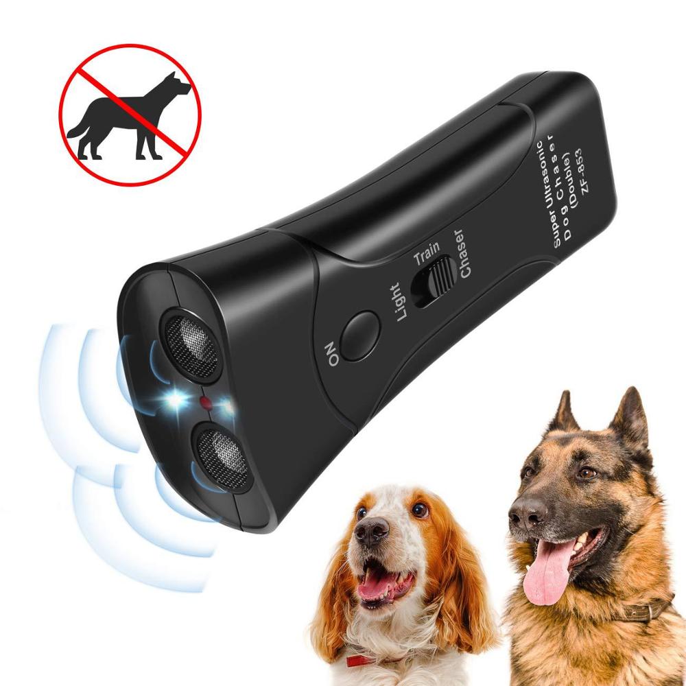 Anti-gøende håndholdt barxbuddy ultralyd hundetræner enhed - elektronisk hund afskrækkende / træningsværktøj / stop gøen