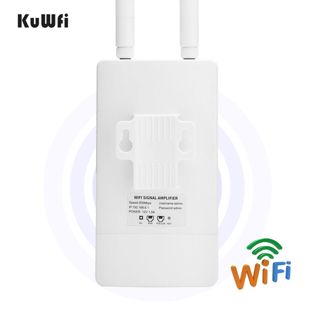 2.4GHz 300Mbps haute puissance WiFi répéteur Extender amplificateur Wi-Fi intérieur à grande surface avec antennes Omnidirection à 360 degrés