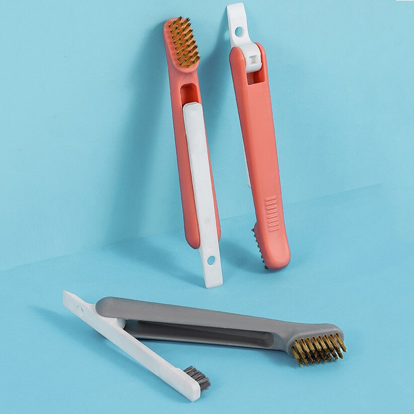 Estufa de limpieza desengrasante multifunción 3 en 1, cepillo de hueco de alambre de cobre, estufa de Gas para eliminar la suciedad, cepillo, herramientas de limpieza de cocina