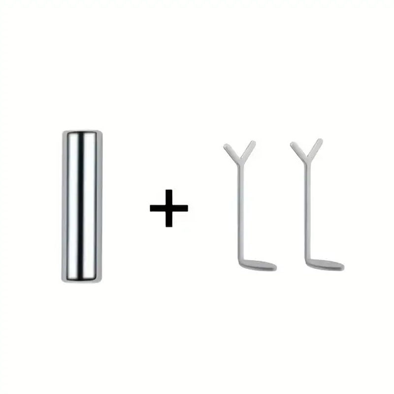 Juego de imanes de ojo de gato para uñas en forma de corazón, herramienta para uñas, Clip de papel especial, combinación de barra magnética de alambre, 2/3 Uds.: Verde claro