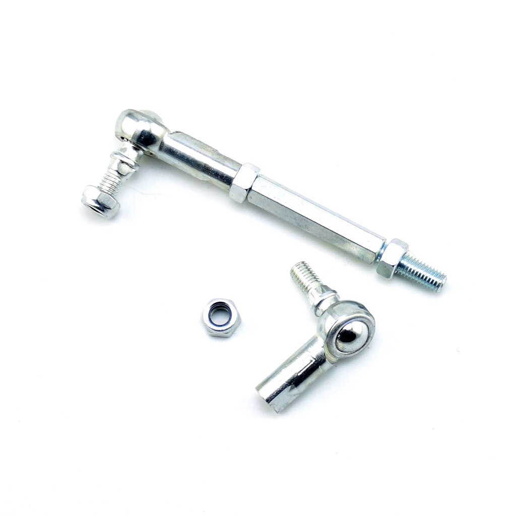 2 pce 100MM-240MM M8 Steering Tie Rod kit Ball Joint For 2 Stroke Electric Mini Kids ATV Go Kart Buggy Scooter Parts