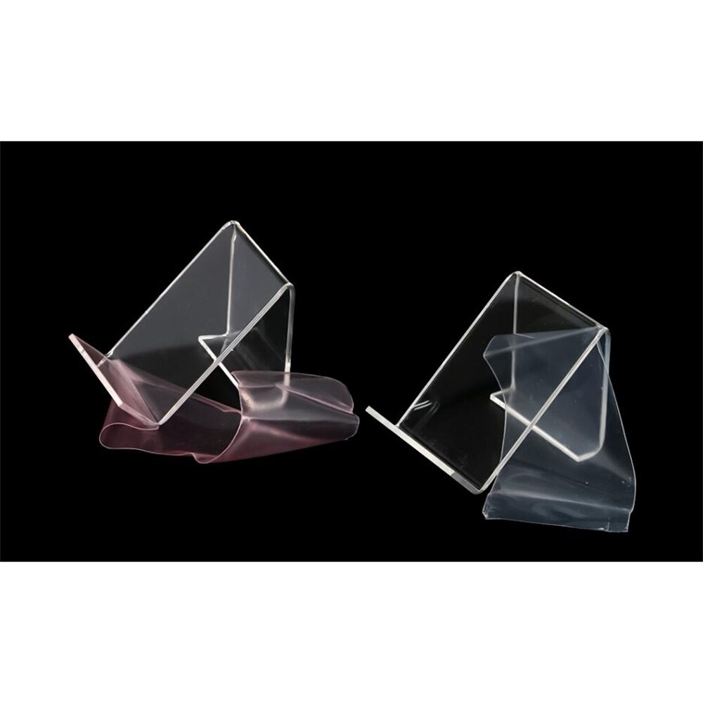 10pcs Clear Acrylic Mobile Cell Phone Display Stand Phone Digital Product Holder Jewelry/watch Display Holder Rack