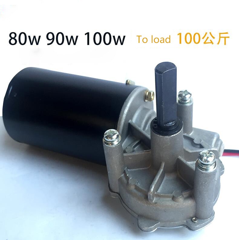 24v/12v 80w90w100w turbosprężarka Robak DC reduktor miedzi turbiny brama rolowana