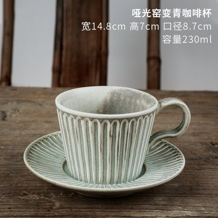 Japanska porslin tekoppar retro kaffekopp vintage hushållsvatten kopp mugg svart tazas de ceramica creativas latte kopp tekopp