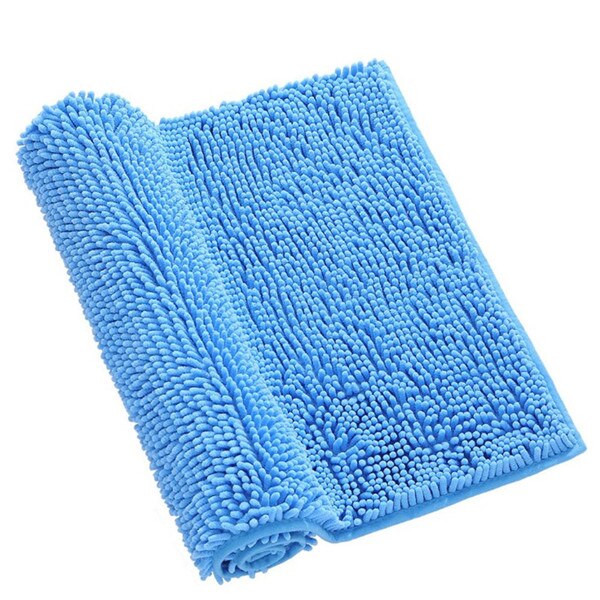 [Mehrere Größen] Schlecht matt Teppich Teppiche Wc Lustige Badewanne Zimmer Wohnzimmer Tür Treppen Schlecht Fuß Boden matten: See Blau / 400MMx600MM