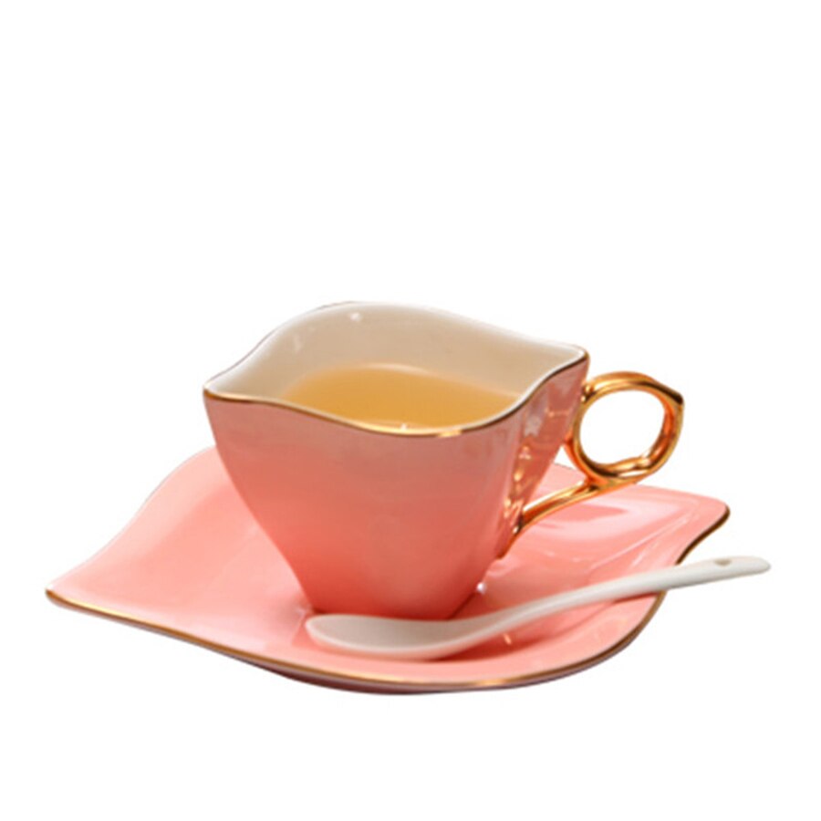 Bone china high tea set europese keramische koffiekopjes en schoteltjes espressokopjes taza ceramica home lzi 004