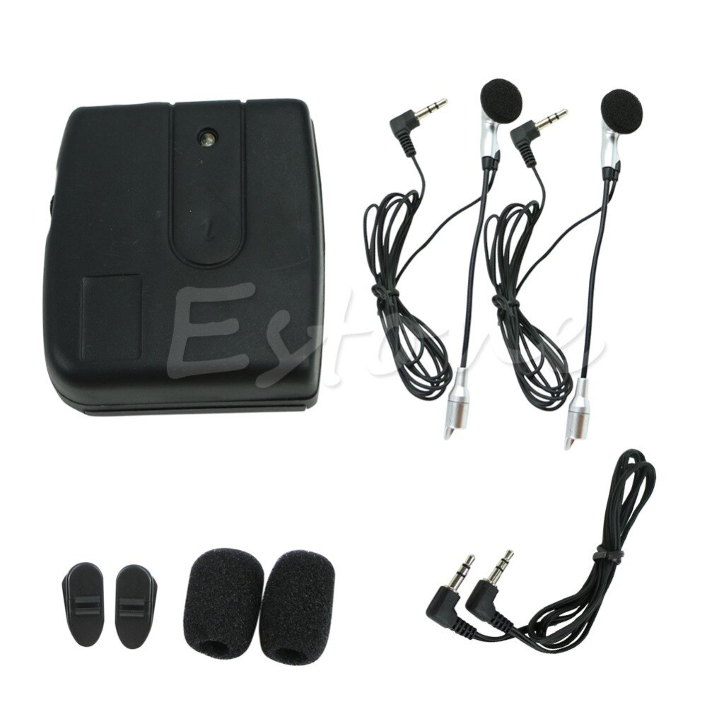 Motorbike Motorcycle Helmet 2-way Intercom Headset Communication System