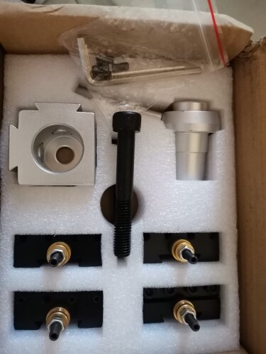 Mini porte-coupe en aluminium tour porte-outils changement rapide outil poteau Kit de vis ensemble barre d'alésage tournant face porte-clé