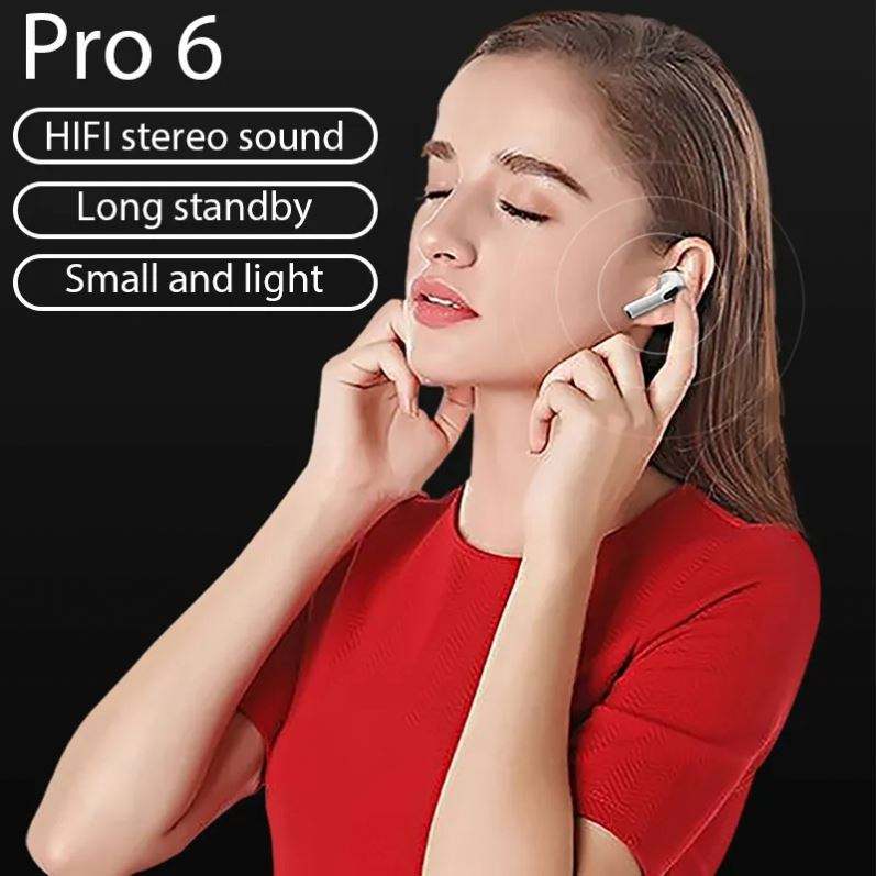 BOSEbye Profi6 True kabellos Kopfhörer Bluetooth 5.2 Kopfhörer TWS Spielen Stereo Rauschunterdrückung schwer Bass Mini in-Ohr-Ohrhörer