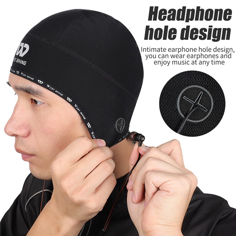 West-fietsen wintersport schedelmuts warme fietshelm muts hardlopen paardrijden wandelen mountainbike motor hoofddeksel