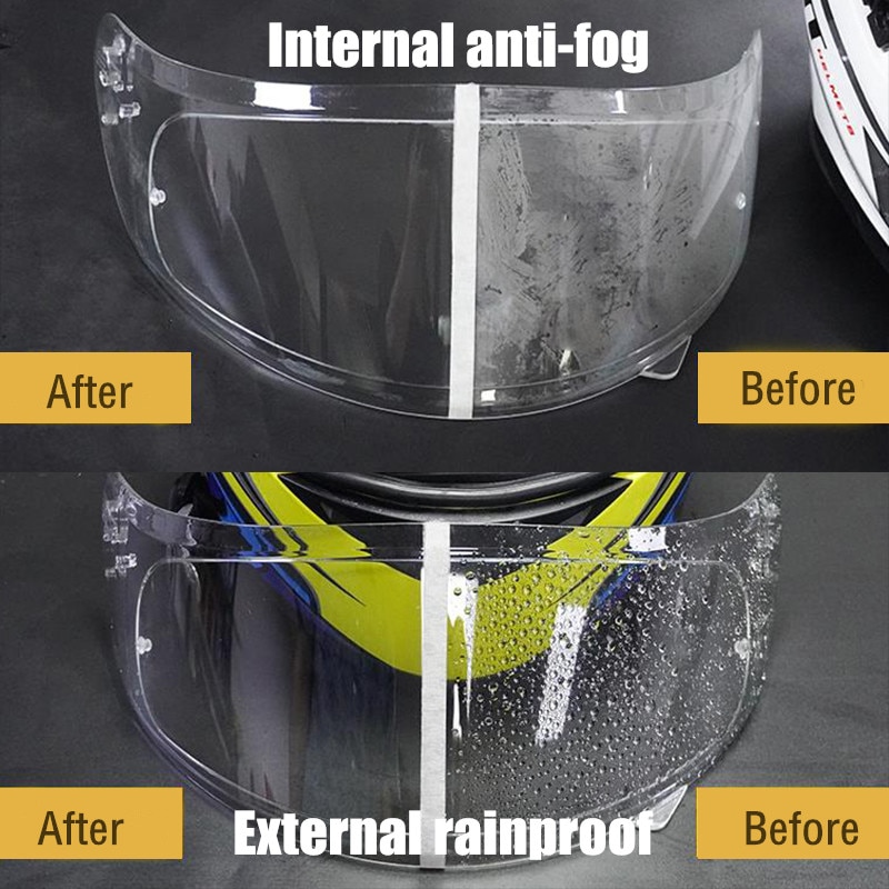 Helm Clear Pinlock Anti-Fog Patch Film Universele Motorhelm Lens Fog Film Voor K3 K4 AX8 LS2 Hjc mt Motocross Helmen