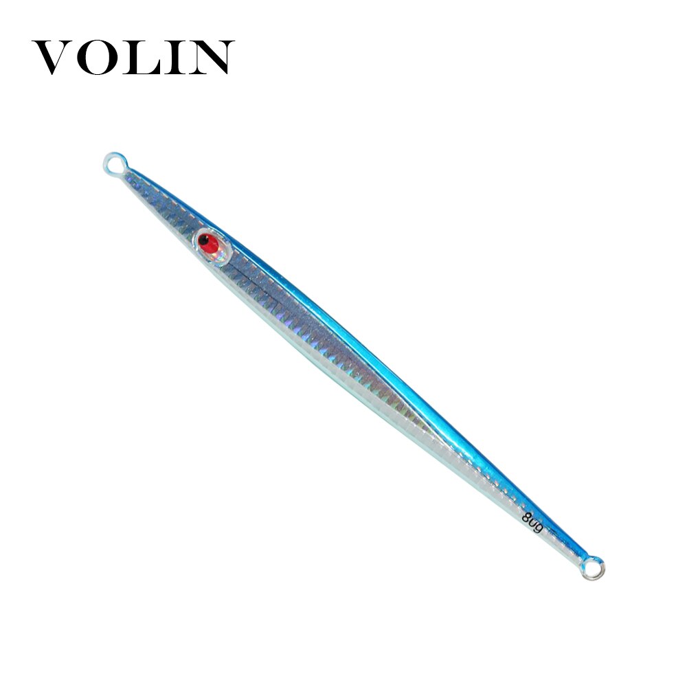 Volin hidas jigging metalli lyijy viehe 80g 100g 120g 150g suolaisen veden metallikalastus viehe keinotekoinen syötti heitto kalastusvälineet