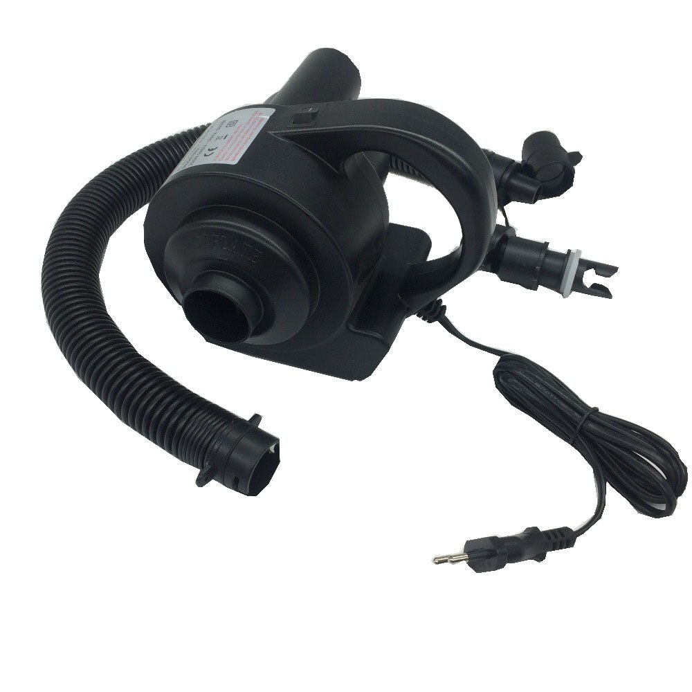 Electric Air Pump 600W High Power Air Compressor for Air Bed Mattress Inflatable Hovercraft Boat Pump AC 220V-240V Adapter