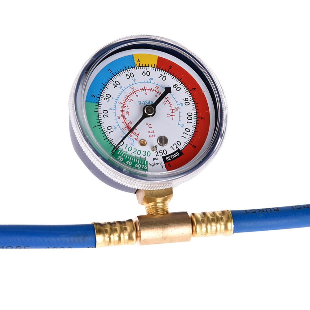 Car R134a Air Conditioner Fluoride Tube Quick Release Refrigerant Connector Cold Pressure Gauge Repair Tool