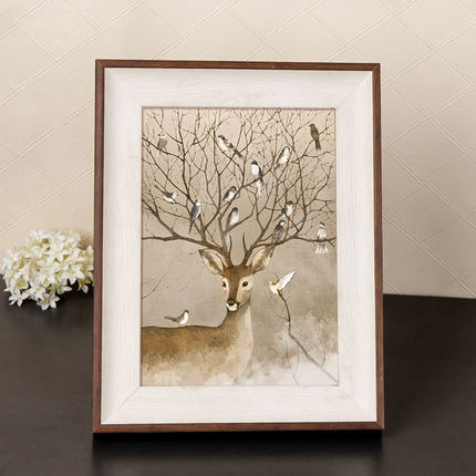 1pc klassieke lijsten voor familiefoto's, eenvoudige fotolijst voor huisdecoratie, goedkope fotolijsten zonder fotokaart voor baby's: Xianzong wuhuaxin / 10 inch