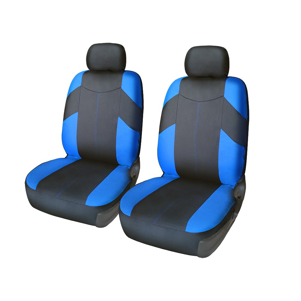 Universal Auto Sitzbezüge Vollen Satz Vorne Mesh Tuch für Lkw Limousine Innen 9 stücke Dekoration Zubehör Automobil Protektoren: Blue fronts