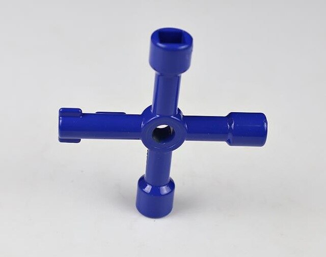Multifunction Universal Triangle Wrench Key Plumber Keys Triangle For Gas Electric Meter Cabinets Bleed Radiators