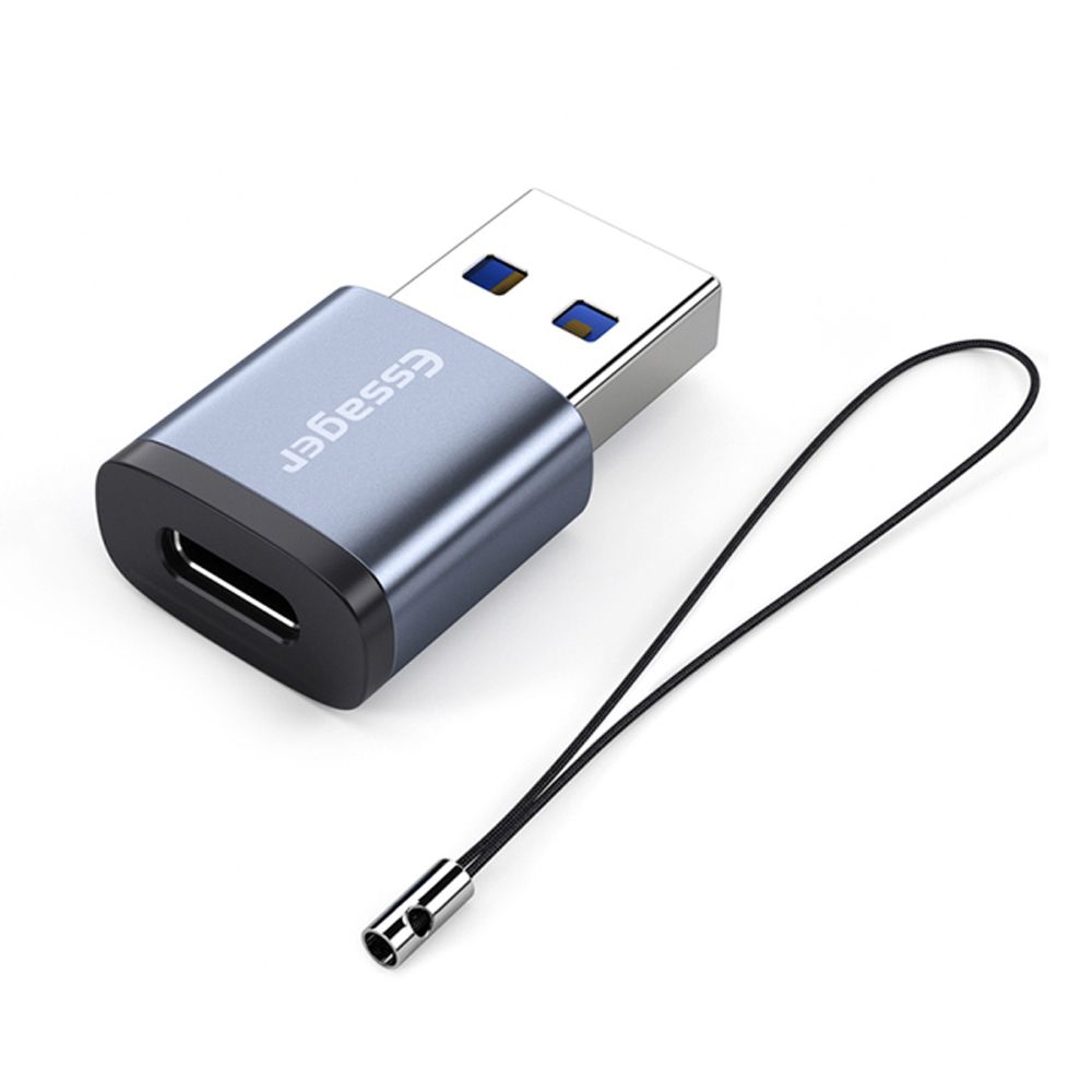 USB Type-C Adapter Type C To Micro To Mini USB Female To Male Converters: grey