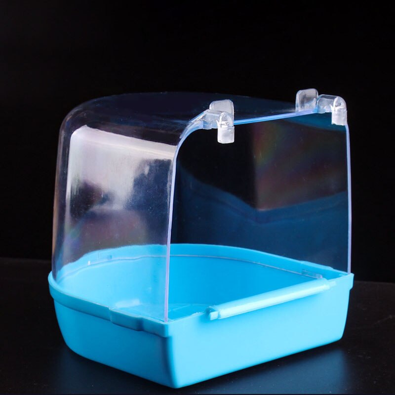 1 Stuks Kleine En Middelgrote Papegaai Vogel Bad Papegaai Benodigdheden Vogel Bad Dierbenodigdheden: Light blue