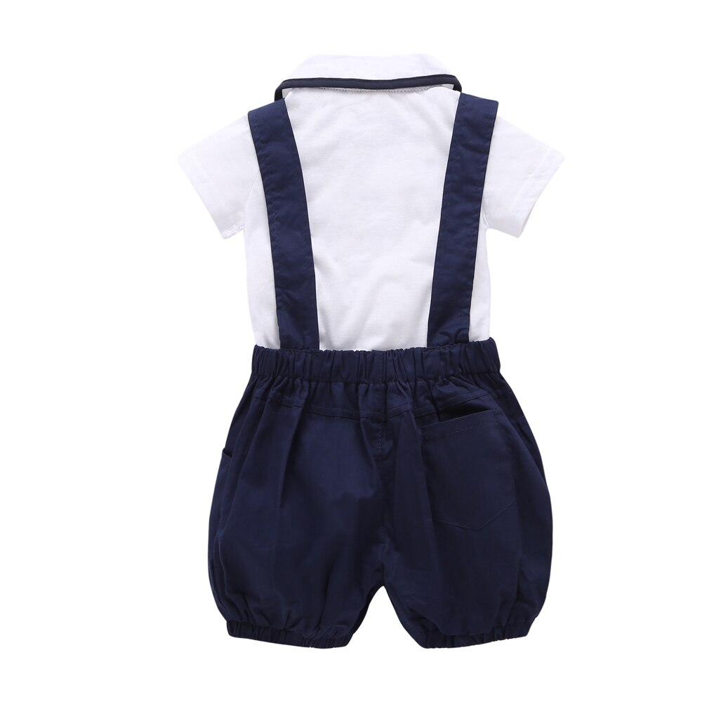 Sommer baby dreng tøj sæt kortærmet t shirt+bukser herredragter baby trøjer nyfødt spædbarn tøj jumpsuit outfit