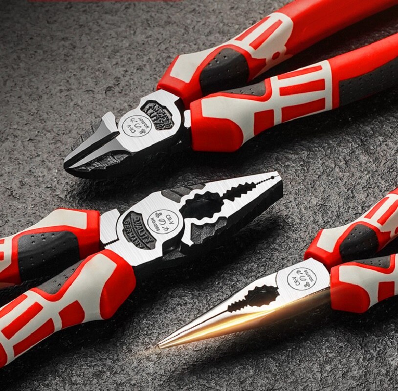 Multi-function Wire Cutter Pliers Industrial Wire Stripping Crimping Vise Strong Manual Home Repair Tools