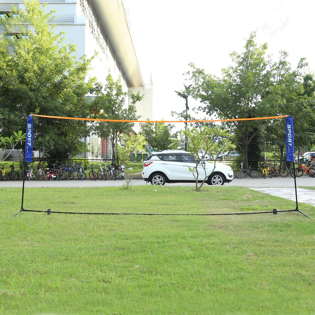 Portable Folding Standard Badminton Net Indoor Outdoor Sports Volleyball Tennis Training Square Nets Mesh