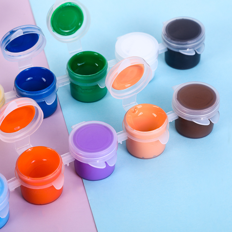 Children's Painting Paint 5ml Six-piece Set of Simple Acrylic Paint Kindergarten Art Diy Hand-painted Materials