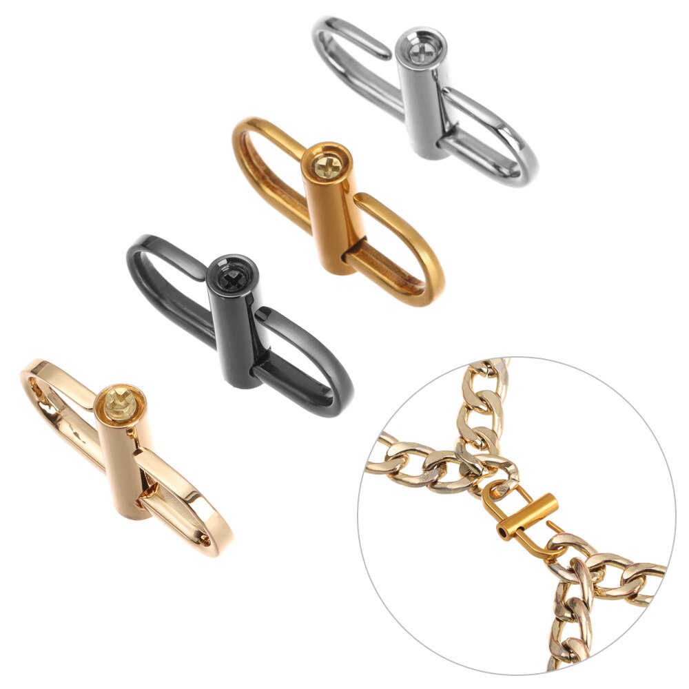 Verstelbare Metalen Gesp Clip Handtas Keten Riem Lengte Verkorten Zak Schroef Positionering Aanpassing Gesp Accessoires Outdoor Tool