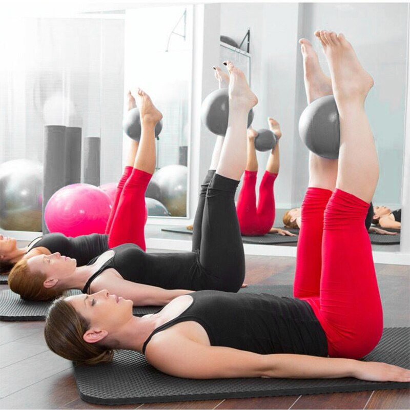 25Cm Mini Yoga Bal Pilates Bal Stabiliteit Oefening Training Anti-Burst En Anti-Slip Bal Met Opblaasbare buis