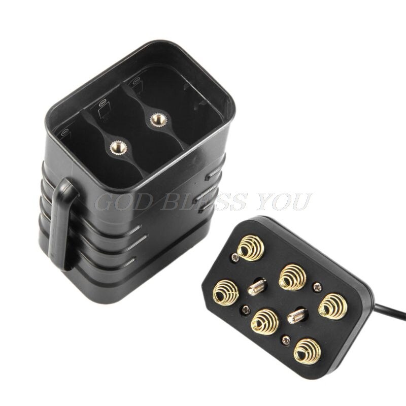 Waterproof DIY 6x 18650 Battery Case Box Cover with 12V DC and USB Power Supply for Bike LED Light Cell Phone Router
