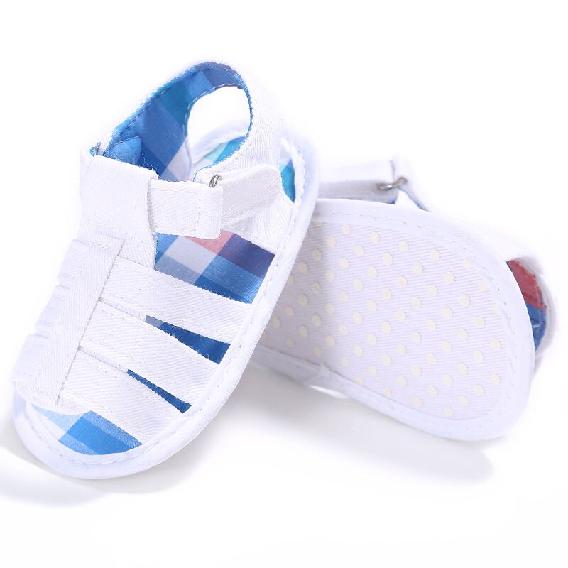 Summer Newborn Baby Sandals Hollow Out Infant Boys Girls Sandals Clogs Cute Little Kids Bandage Anti-slip Crib Shoes