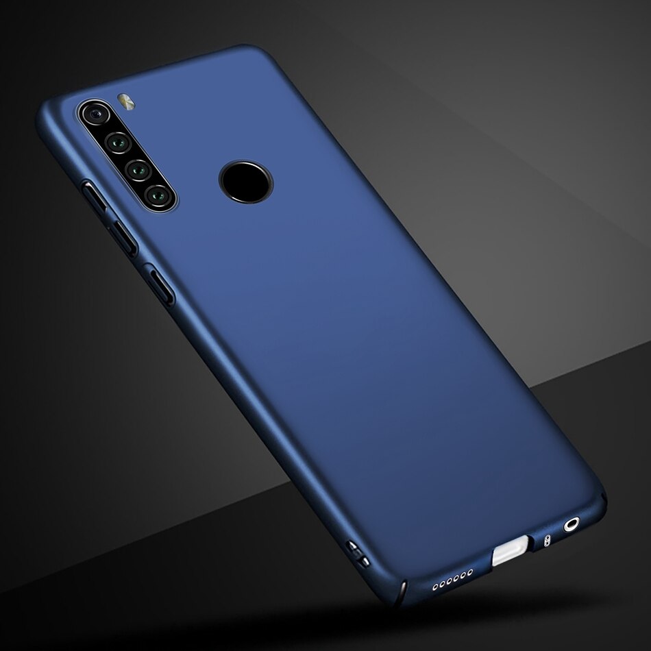 For Xiaomi Redmi Note 8T Case Redmi Note 8 Case Hard Plastic Phone Cover For Xiaomi Redmi Note 8 Pro Global Funda Coque Bumper: Redmi Note 8 Pro / Royal Blue