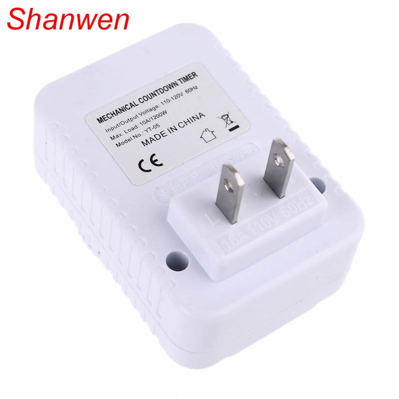 AC 110V 12 Hour Mechanical US Plug Switch Timer Socket for Home Appliances Control Motorcycle Charging Timer 10A 1200W