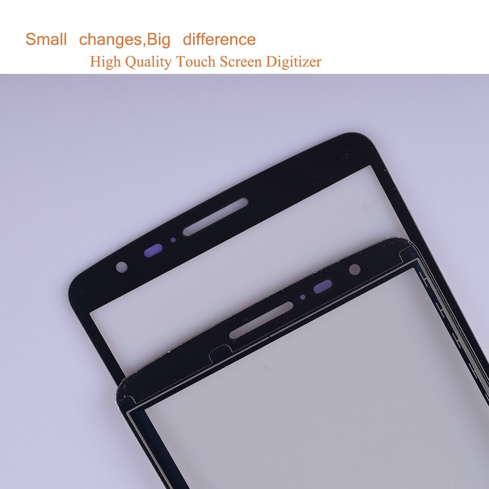 Voor lg  g3 stylus  d690n d690 touchscreen touch panel sensor digitizer front glas buitenlens touchscreen geen lcd zwart wit goud