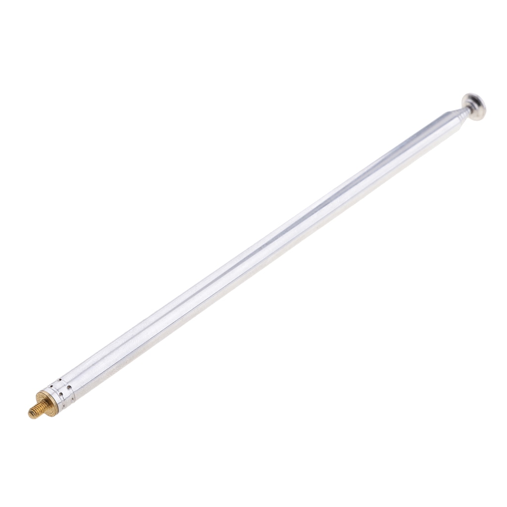 Handheld Antenna Telescopic Radio Antenna With M3 Male Connector Silver