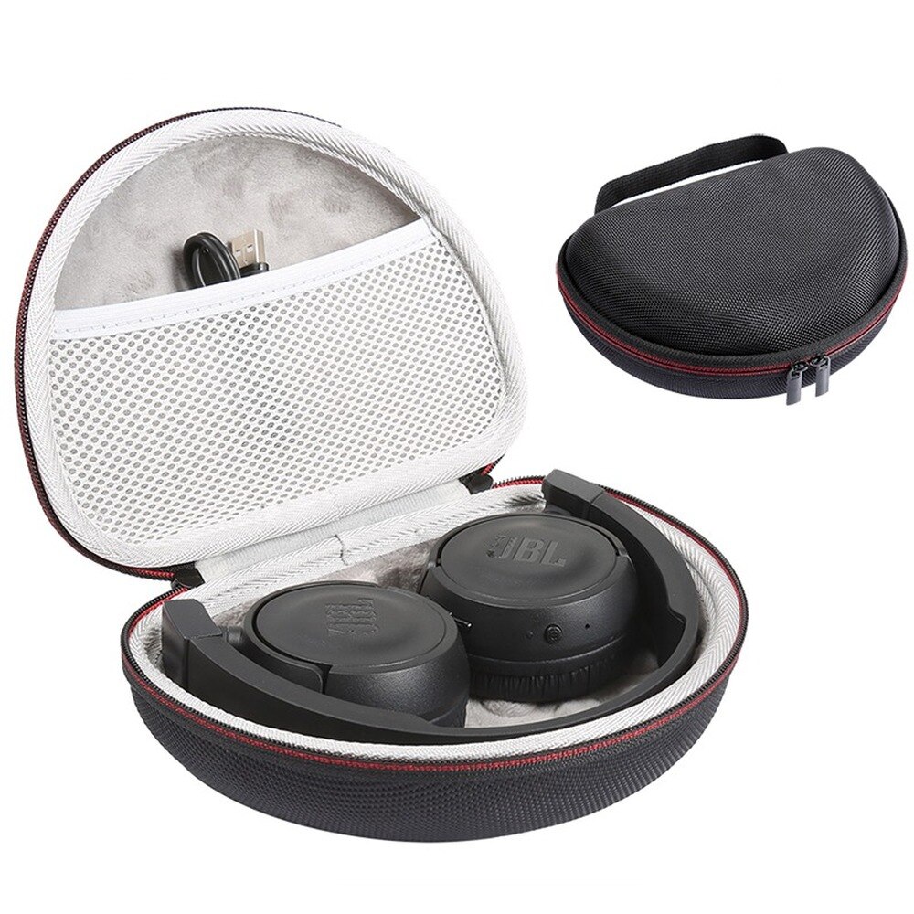 Custodia rigida 2 in 1 per JBL T450BT/ JBL T500bt scatola per cuffie senza fili scatola per il trasporto custodia portatile e custodia per auricolari
