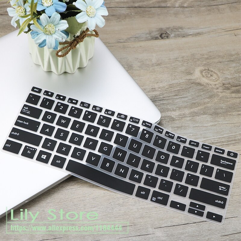 Para asus vivobook s14 s432fl s432fa s432f s431fa s431fl s431f s431 s432 fl fa 14 polegada silicone portátil teclado capa protetor