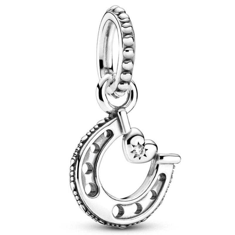Pandora sparkling rosa & azul cristal disco coração árvore da família pingente contas 925 prata esterlina encantos caber pulseira jóias diy: 10