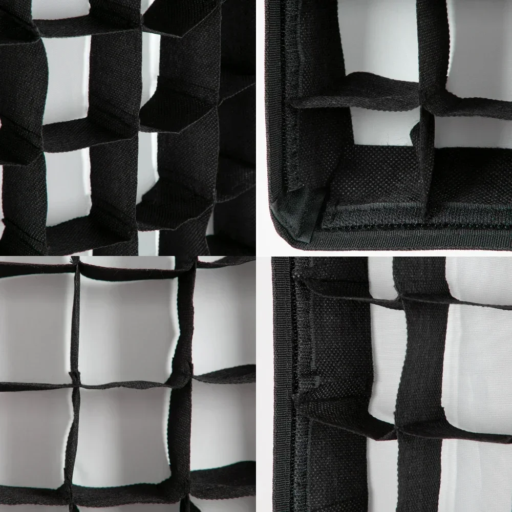 22x90cm 9"x 35" 30x120cm 12"x47" 35x160cm 14"x63" Rectangle Strip Softbox strip box Honeycomb Grid (Does not include softbox)