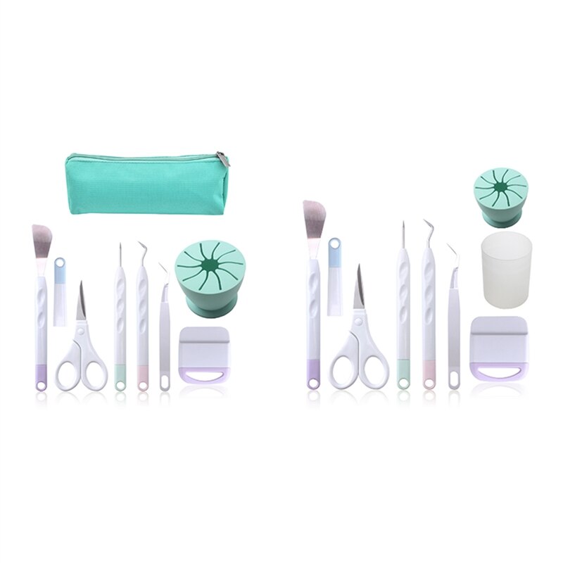 1Set DIY Cardstock Crafting Basic Tools Kit Craft Vinyl Weeding Set Silhouette Embossed Art Cutting Kits