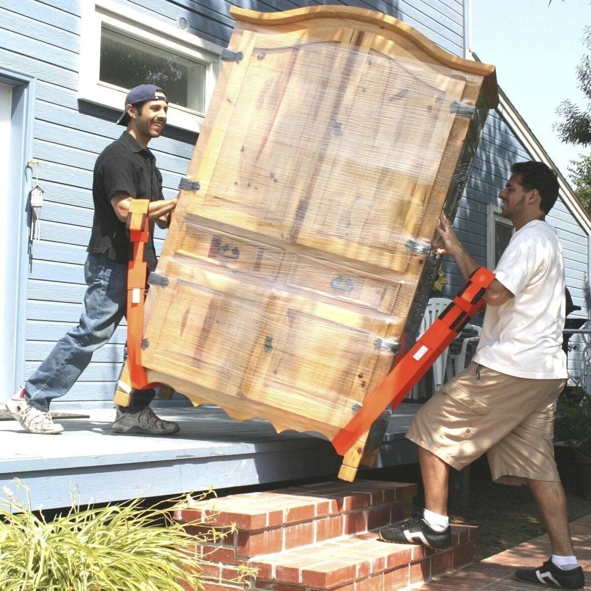 Carretilla elevadora para antebrazo de 250kg, correas móviles, cinturón de Transporte de muebles, correas de hombro, Mover, fácil de transportar