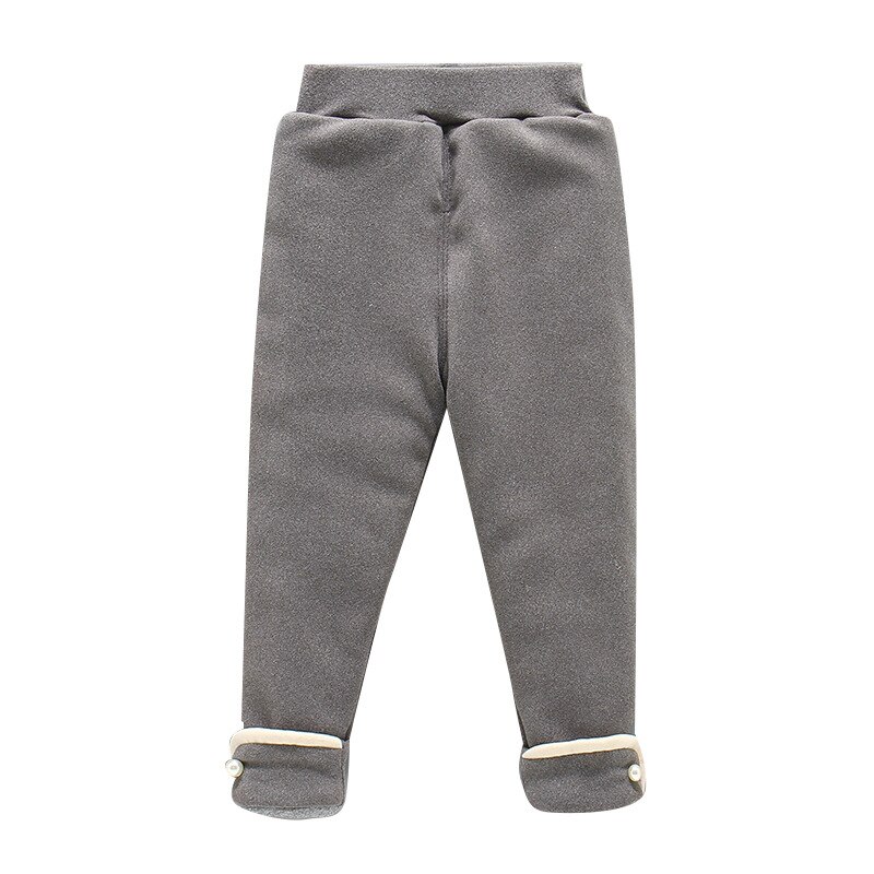 Pantalones de algodón para niñas, mallas gruesas acolchadas de cuatro capas, cálidas y ultragruesas, ropa de invierno