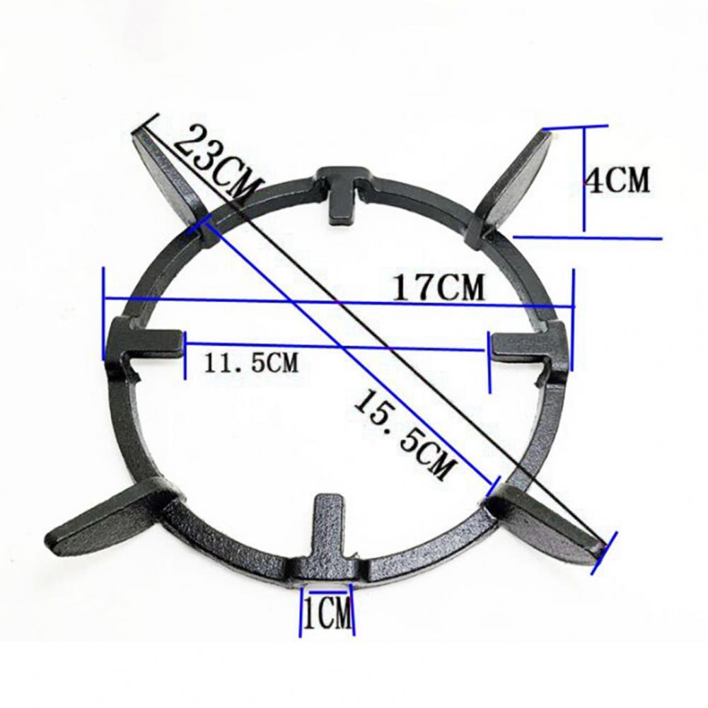 Wok Stand Stabiele Non Slip Ijzer Gietijzeren Wok Ring Voor Magnetrons