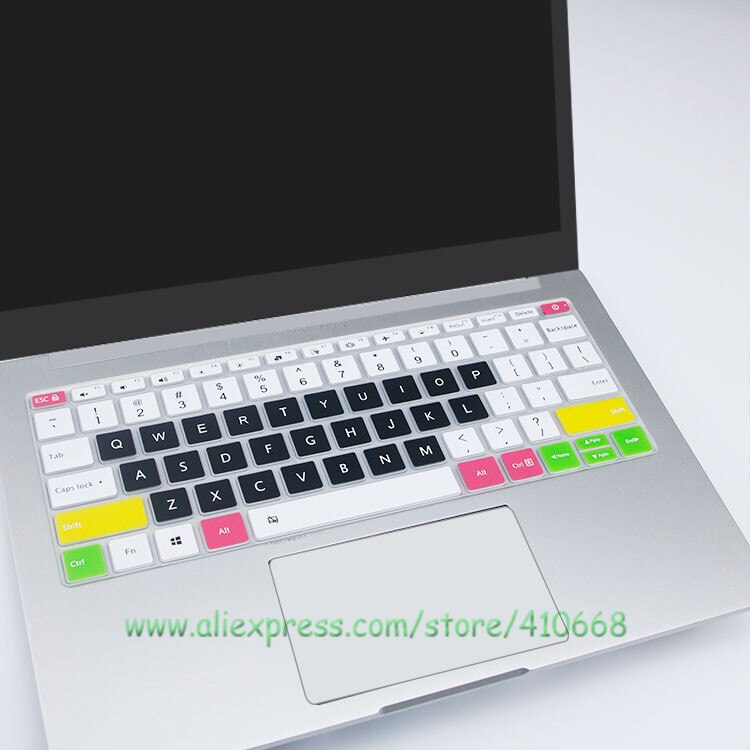 Per RedmiBook Pro 14 14 pollici/Xiaomi Mi redmibook 14 ii / RedmiBook 14 &quot;copertura della tastiera del computer portatile protezione della pelle Silicone: Candy black