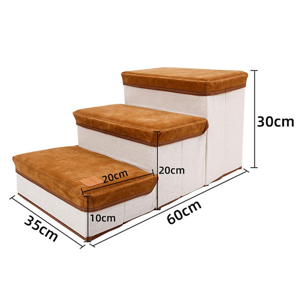 Hond Trappen Huisdier 3 Stappen Trap Voor Kleine Hond Kat Hond Huis Huisdier Oprit Ladder Anti-Slip Verwijderbare Honden bed Trappen Casa De Perro