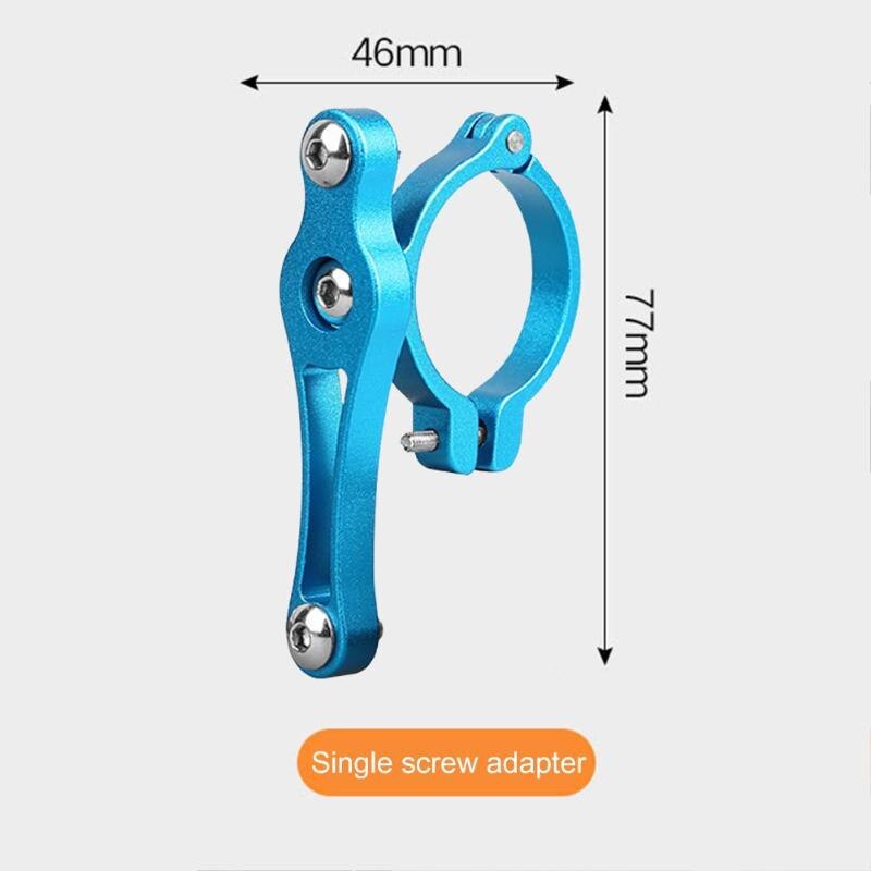 Soporte duradero para botella de bicicleta, soporte de botella de agua de bicicleta, adaptador de doble tornillo para manillar de bicicleta de montaña