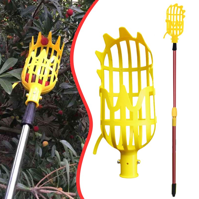 Fruit Picker Fruit Pick Head Portable Plastic Fruit Picker Outside Plastic Fruit Picker Gardening Plastic