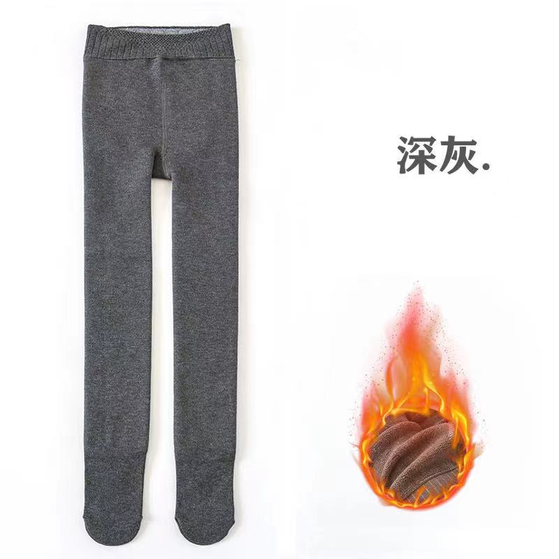 3-12 jahre Neue Ziege Kuchen Vlies Verdickt Mädchen der Gamaschen Zu Halten Warme Winter Baby Socken Doppel böGen Baby Strumpfhosen: grau / M(95-100 CM)