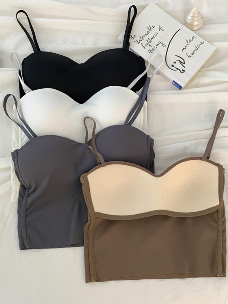 4colors korean style camisole women Sexy tank top female summer Ice sleeveless slim crop tops womens(Y2873)