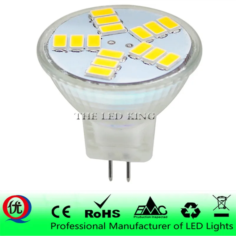 Super Bright MR11 LED SMD 5730 AC DC 12V 5W 7W Replace 30w 40w halogen lamp light 60 Beam Angle Christmas LED Bulb lamp